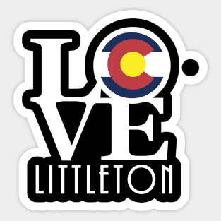 LOVE Littleton  Colorado Sticker